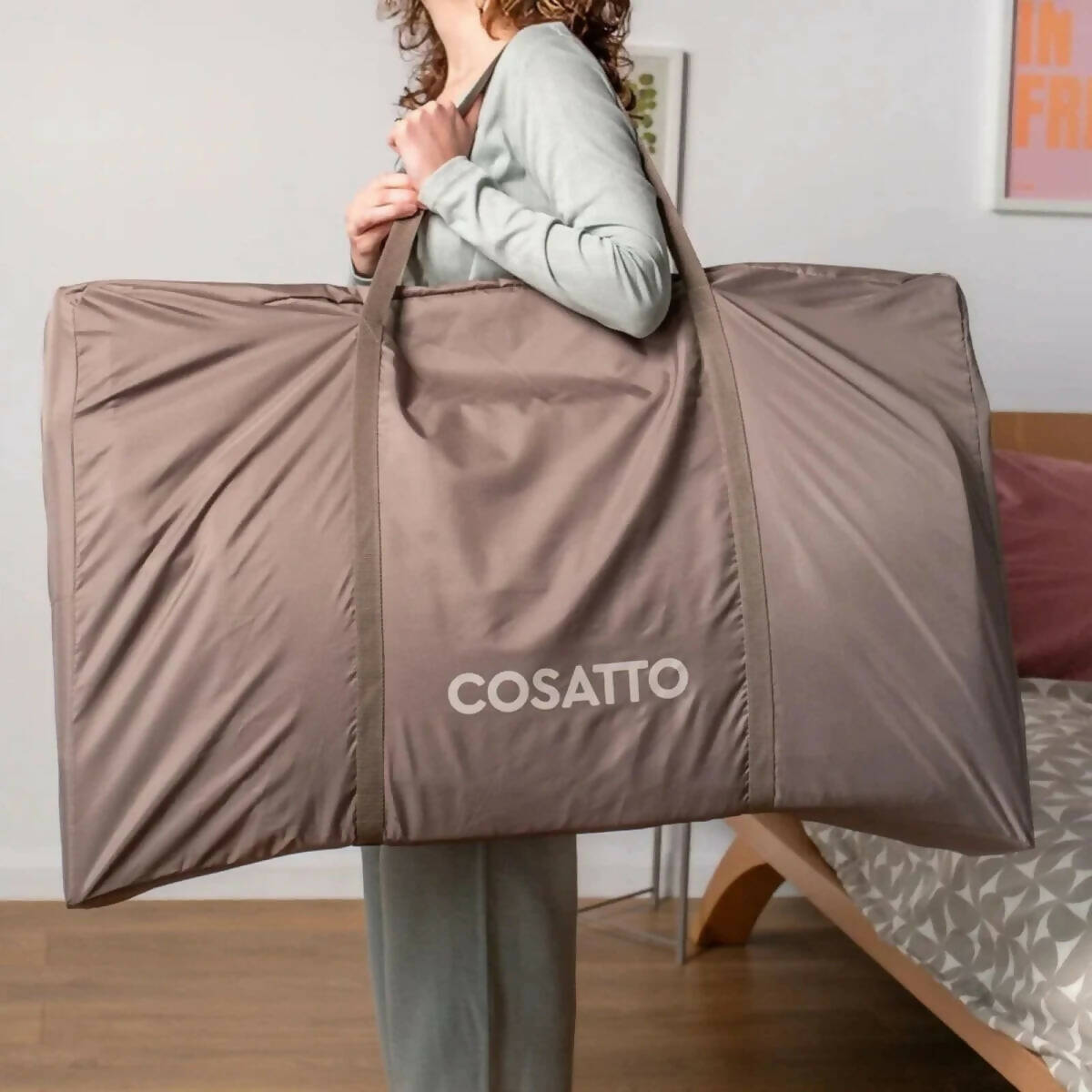 Cosatto Close to Me Folding Bedside Crib - Hoglet