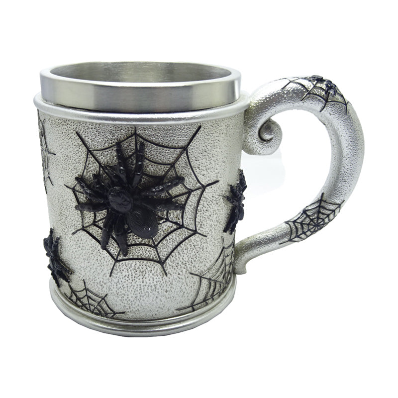 Decorative Tankard - Spider Web