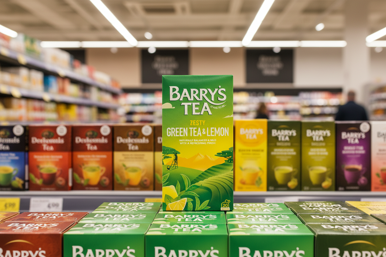 Barrys Tea 20 Green Tea & Lemon String 30G