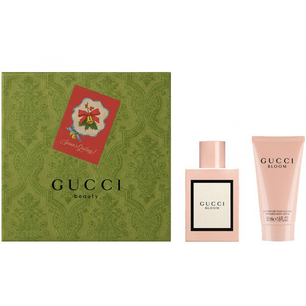 Gucci Bloom Gift Set 50ml EDP + 50ml Body Lotion Women's Fragrance