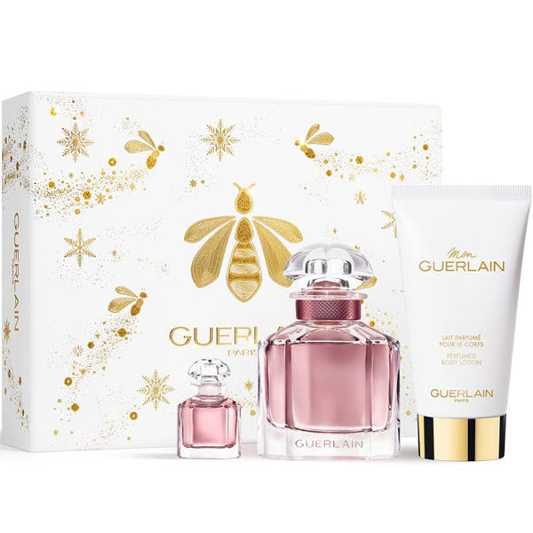 Guerlain Mon Guerlain Gift Set 50ml EDP + 5ml EDP + 75ml Body Lotion Women's Fragrance