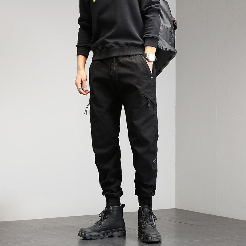 Men's Tactical Pants Multiple Pockets Tactical Military Trousers Men Slim Fit Cargo Pants