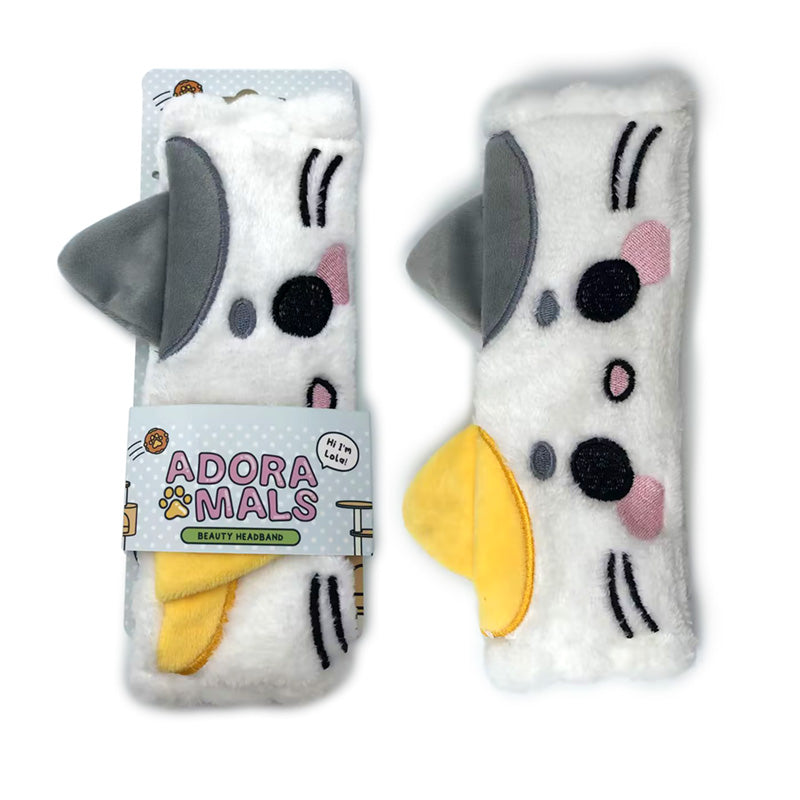 Plush Beauty Headband - Adoramals Lola the Cat