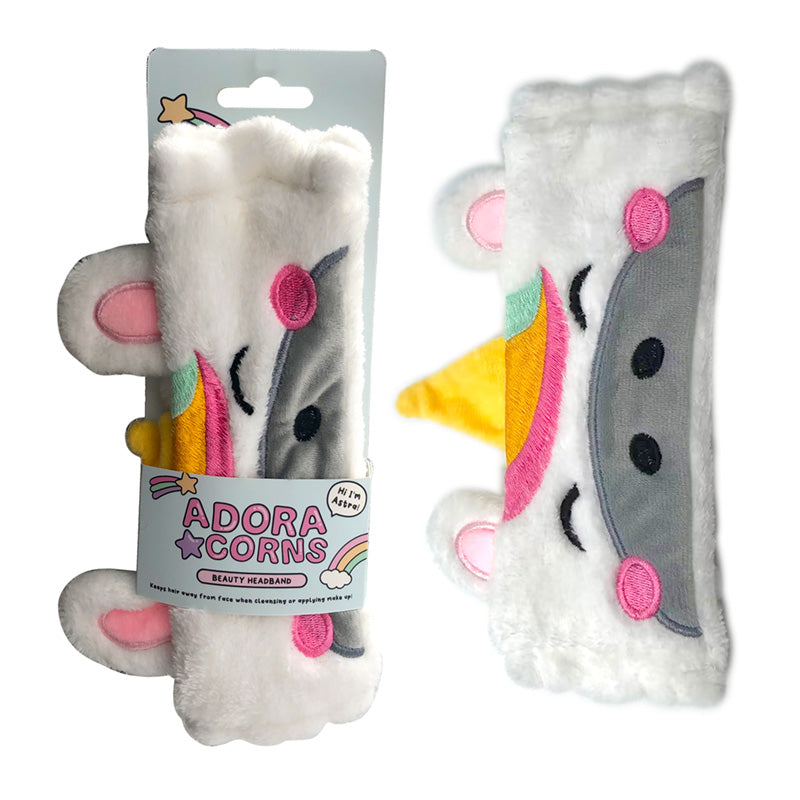 Plush Beauty Headband - Adoracorns Astra the Unicorn