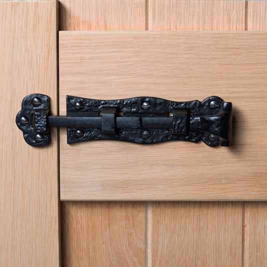 140mm Black Straight Antique Fish Tail Surface Bolt