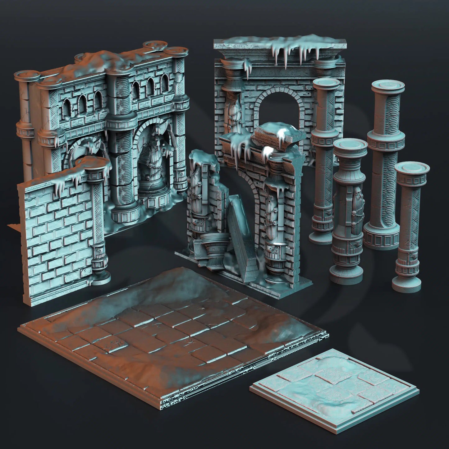 Halls of Khandara – 3D Printed Cemetery Terrain