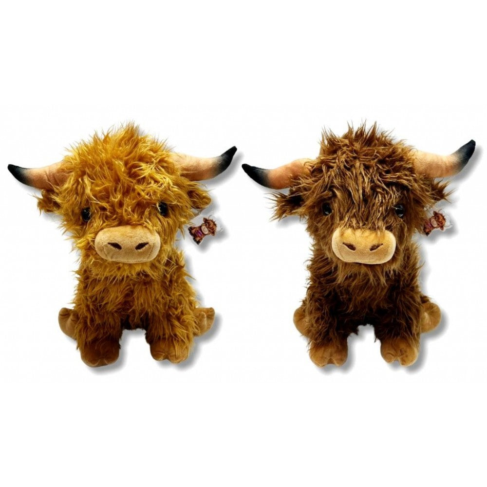 Hamish & Hetty 10" Highland Cow Plush Assortment one supplied