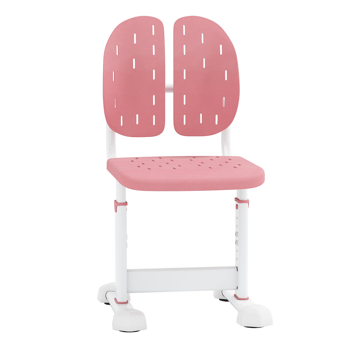 Height-adjustable Kid’s Desk Chair with Double Back Support and Breathable Seat-Blue
