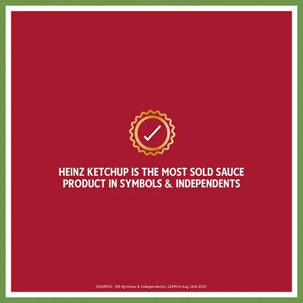 Heinz Tomato Ketchup Sauce PMP 460g (Case of 10)
