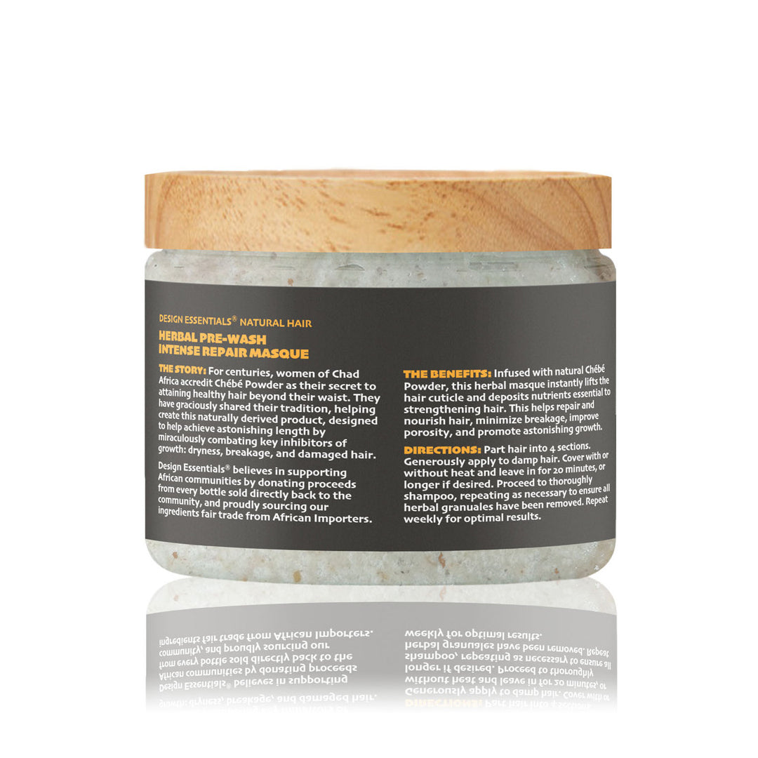 Design Essentials African Chebe Herbal Pre-Wash Intense Repair Masque 12oz