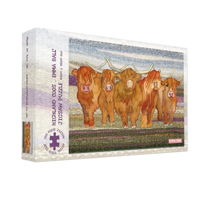 Highland Coos 1000 Piece Jigsaw Puzzle