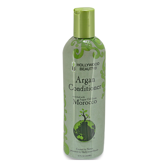 Hollywood Beauty Moroccan Argan Oil Conditioner Deeply Hydrating & Repairing for Dry, Damaged, Frizzy Hair 355ml/12 oz