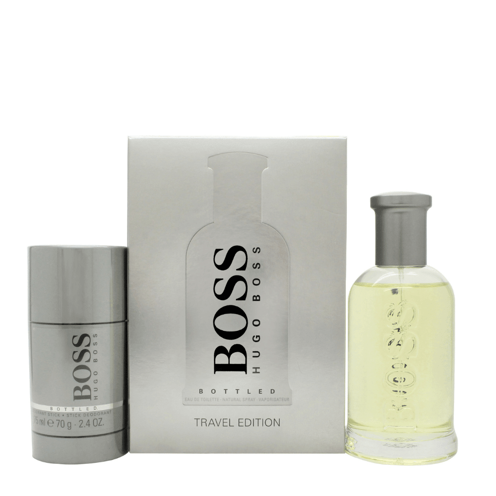 Hugo Boss Boss Bottled Gift Set 100ml EDT + 75ml Deodorant Stick Men's Fragrance