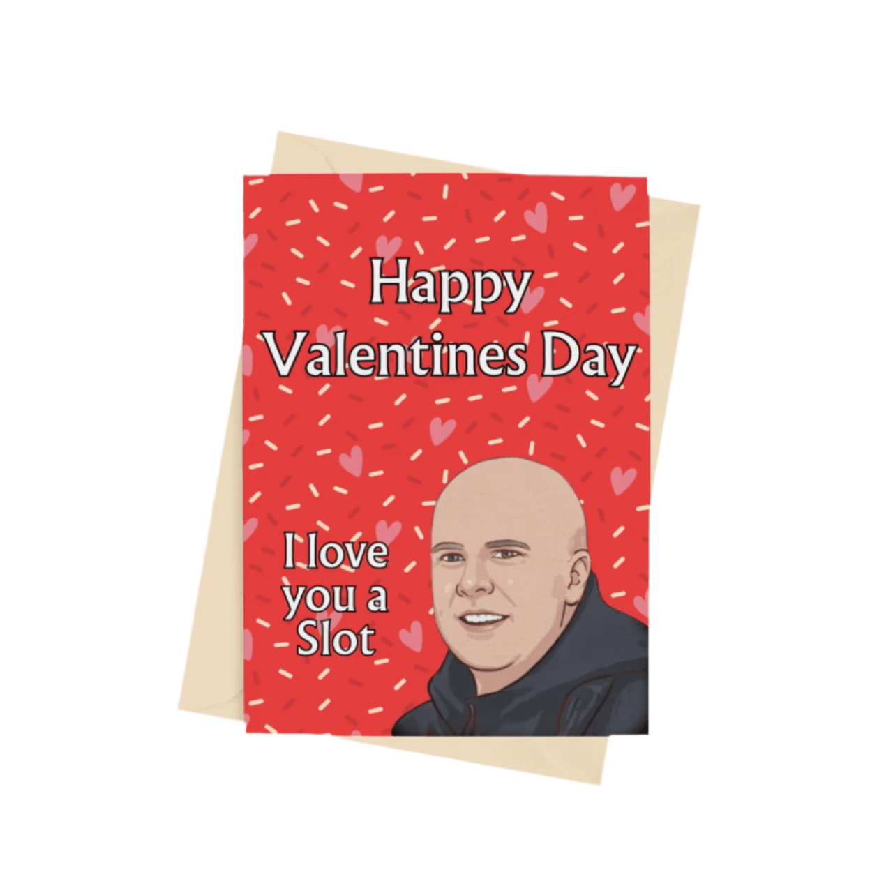 I Love You A Slot Valentines Card