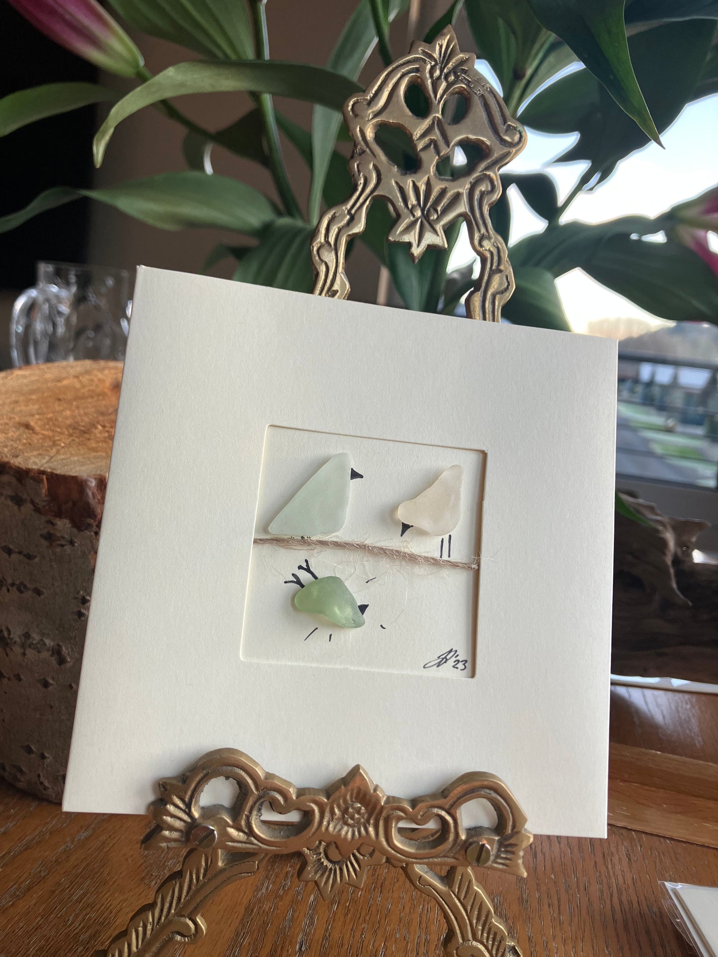 Funny Bird Family - Blank Card