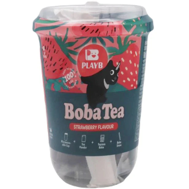 PLAYB Boba Tea Strawberry Flavour 85g