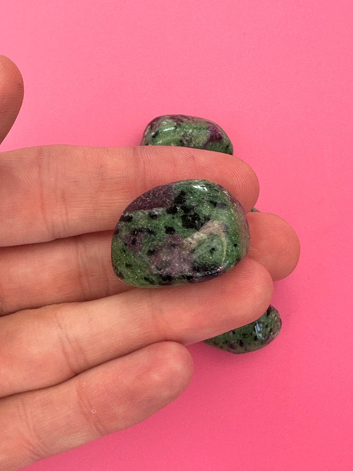 Ruby zoisite - Tumblestone