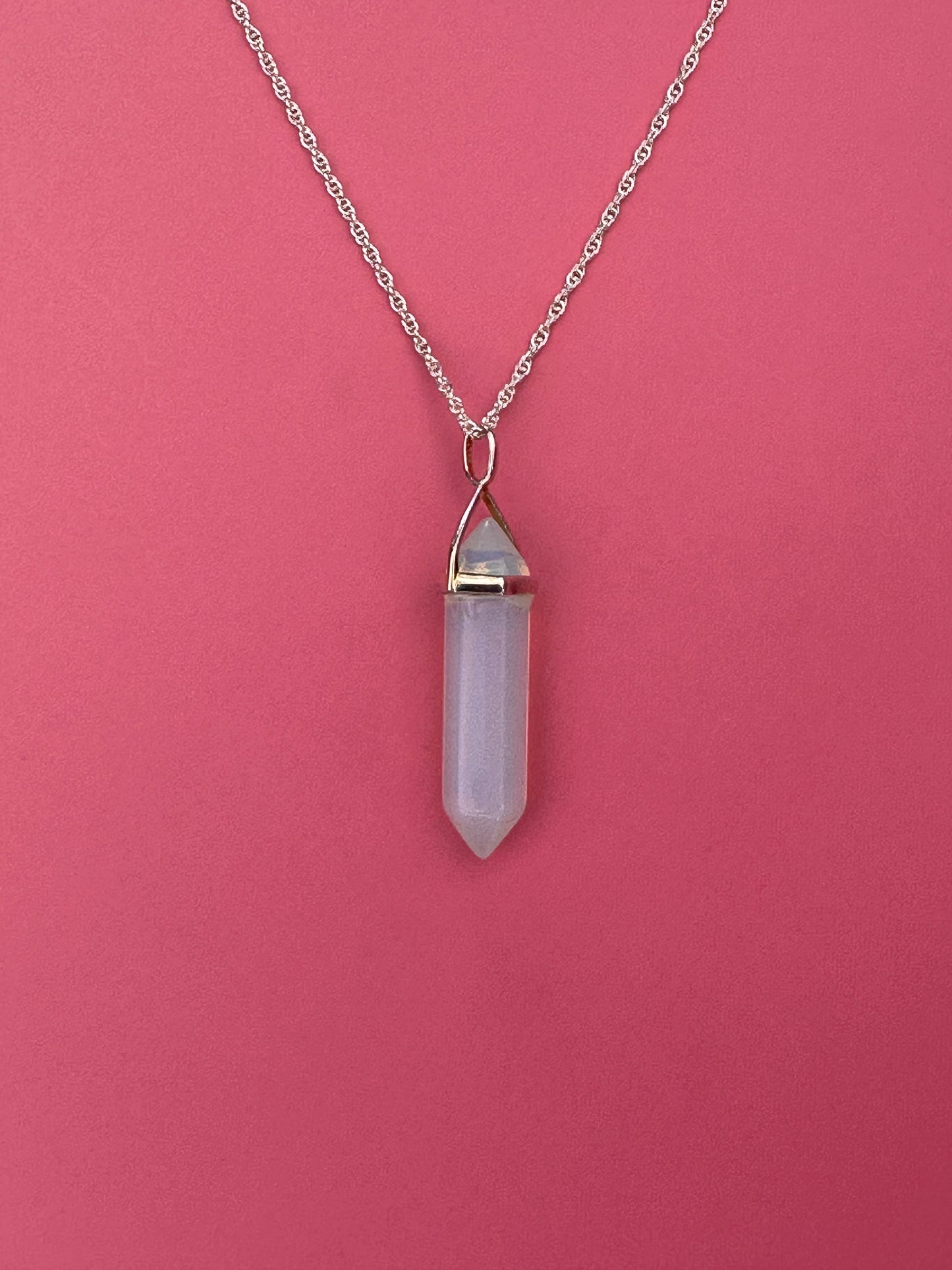 Confidence pendant - Opalite (sterling silver)