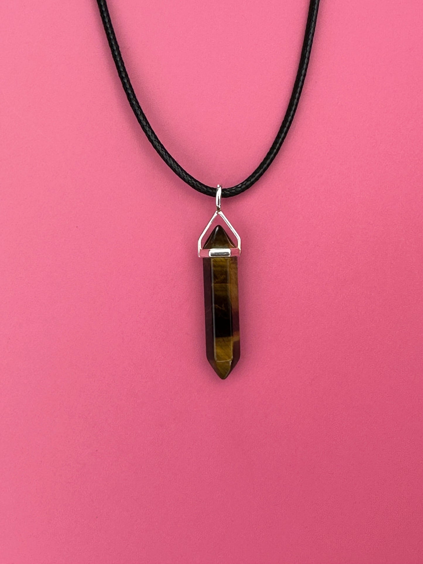 Willpower pendant - Tiger's eye (sterling silver)