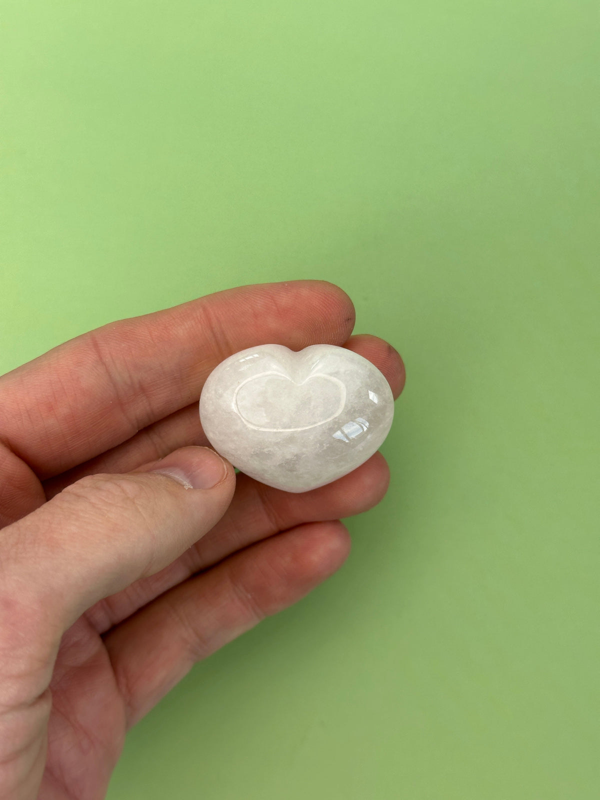 Clear quartz - Small heart