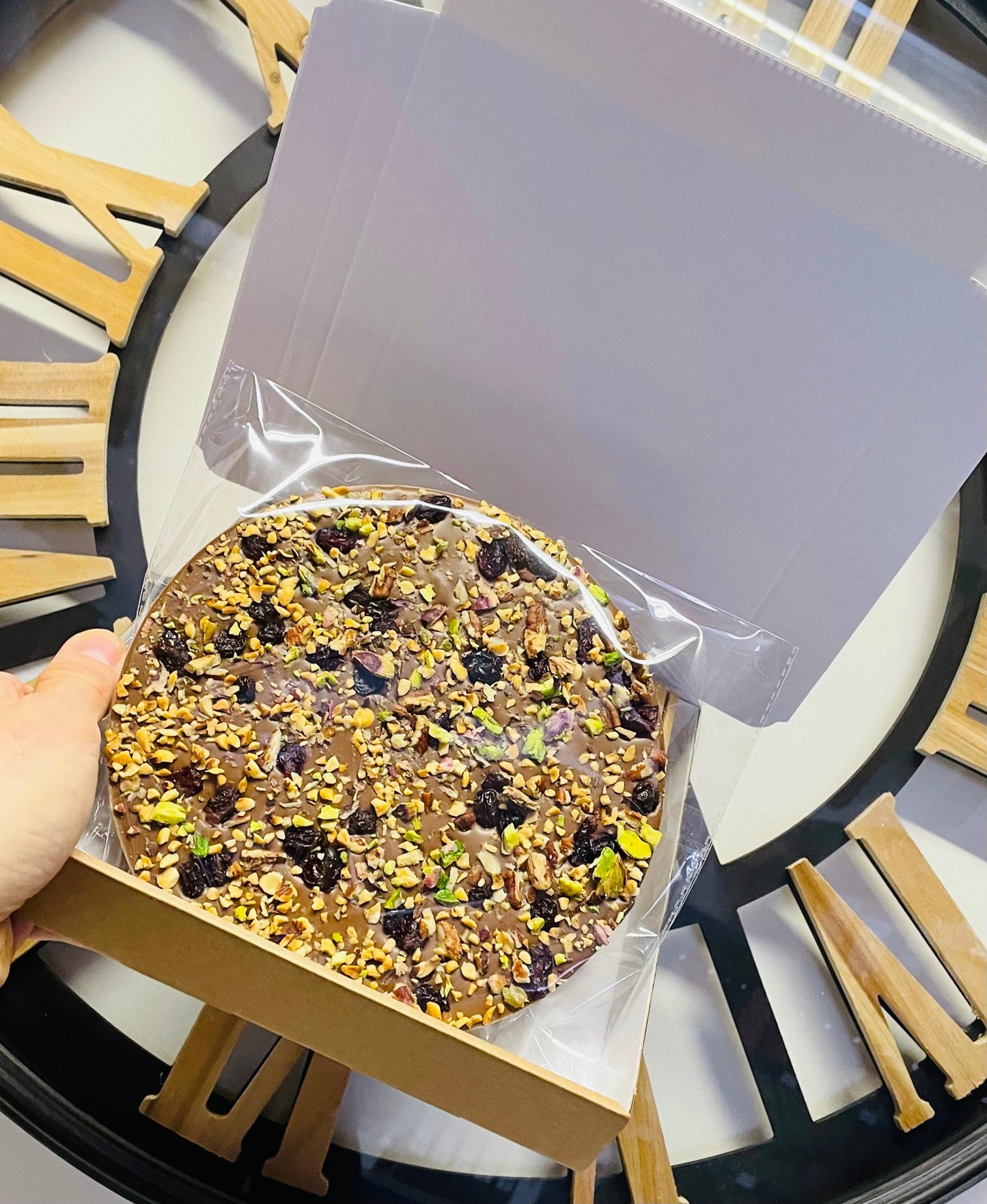 Fruit & Nut Milk Chocolate Pizza - 300g