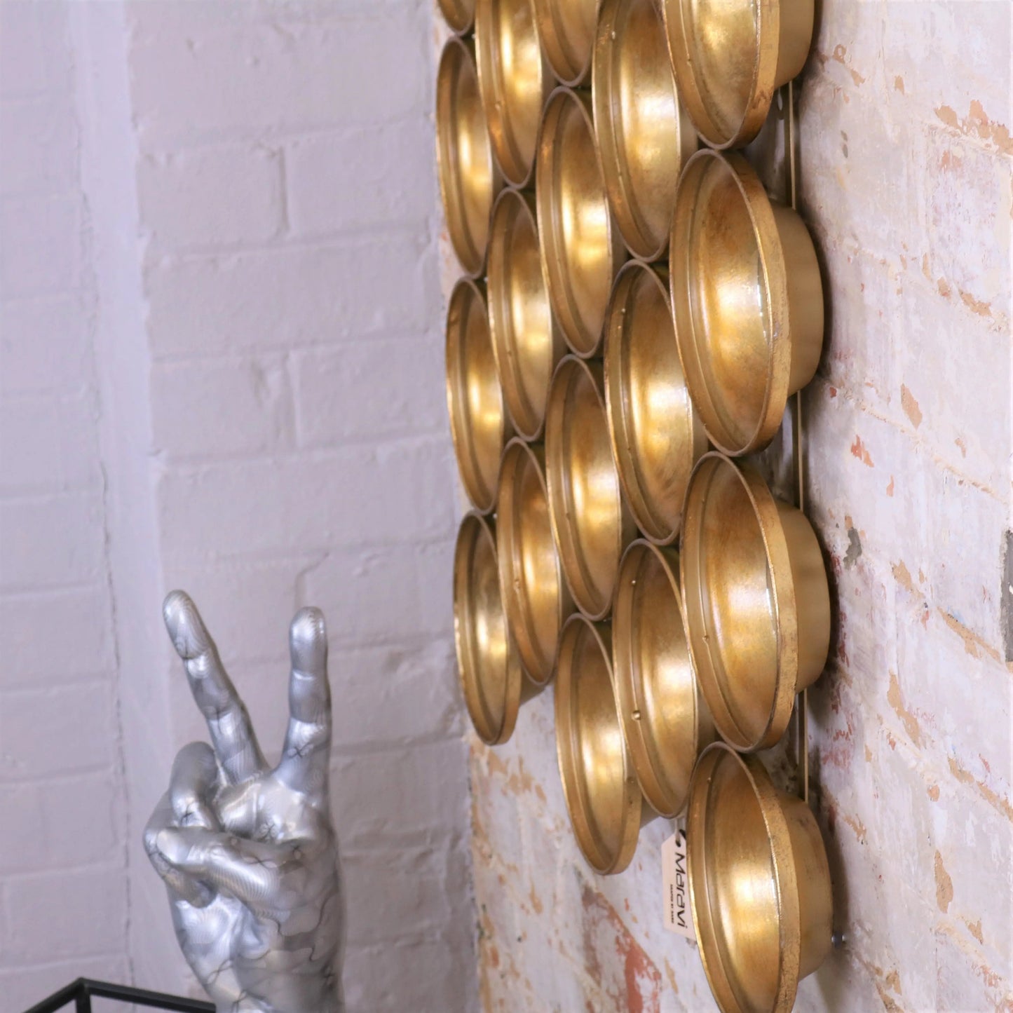 Jeen Gold Circles Mirror Wall Decor