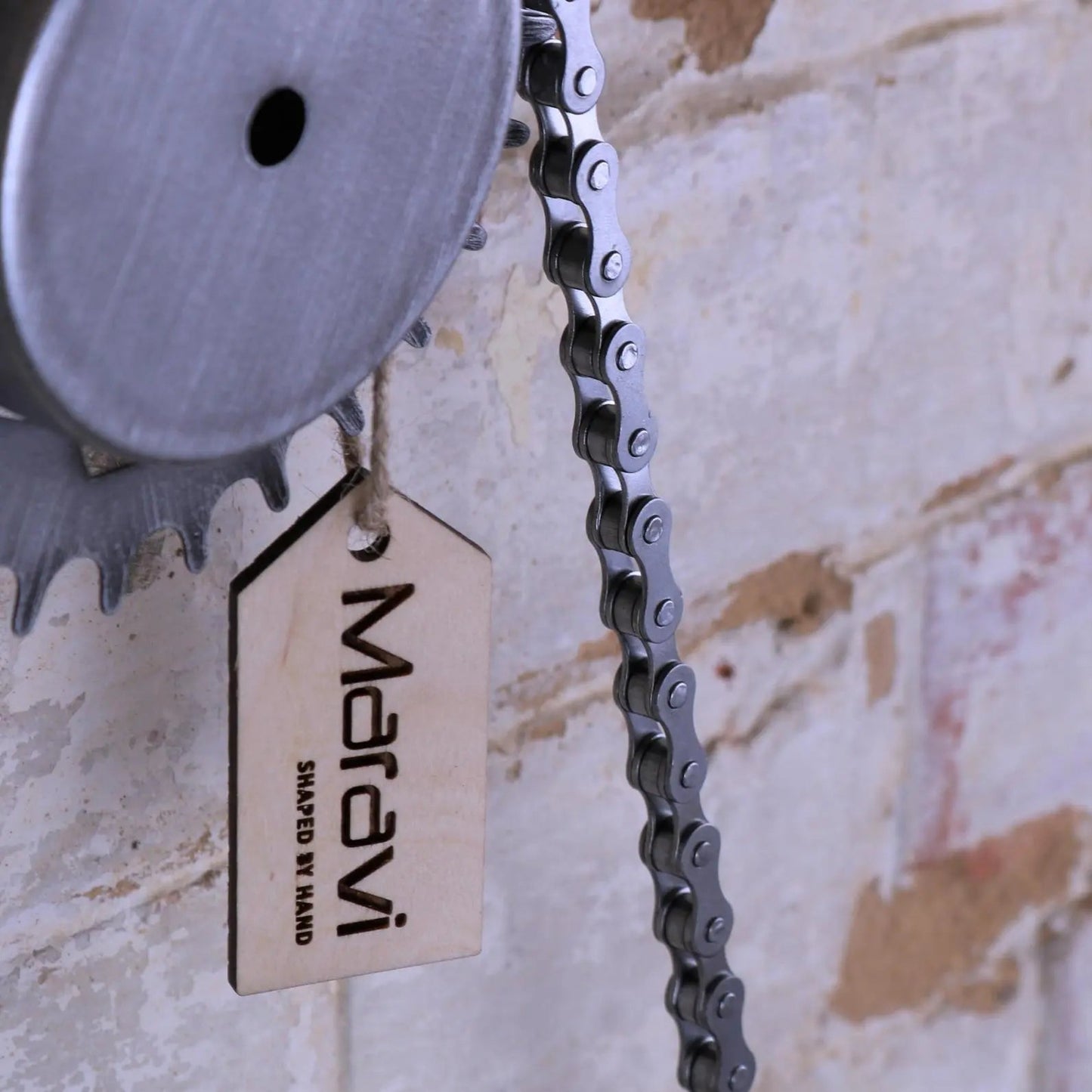 Rajola Bike Chain Wall Clock Industrial Style
