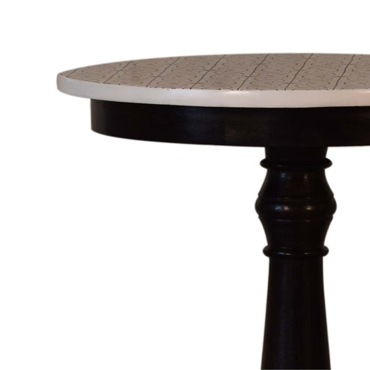 Round French Style Tea Table Accent Piece