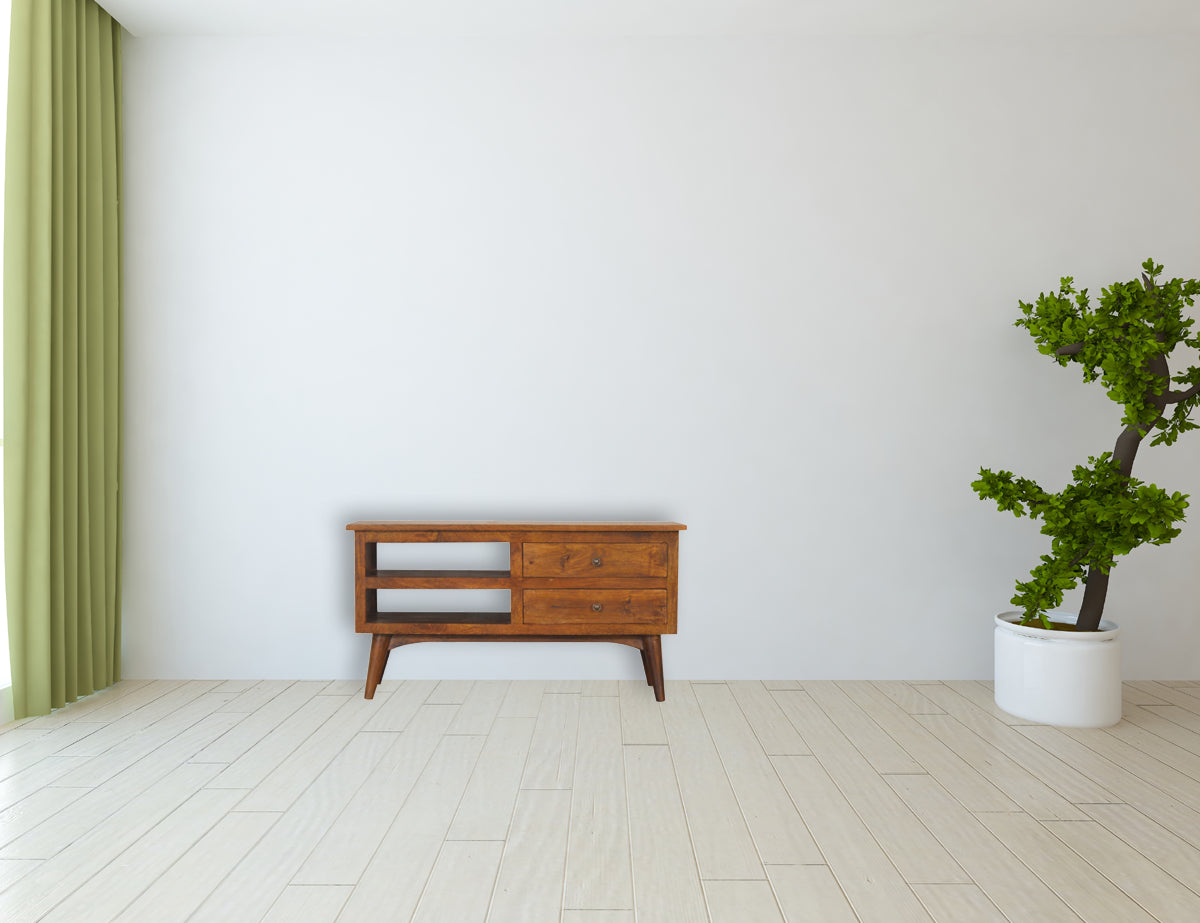 Chestnut Nordic Style TV Unit