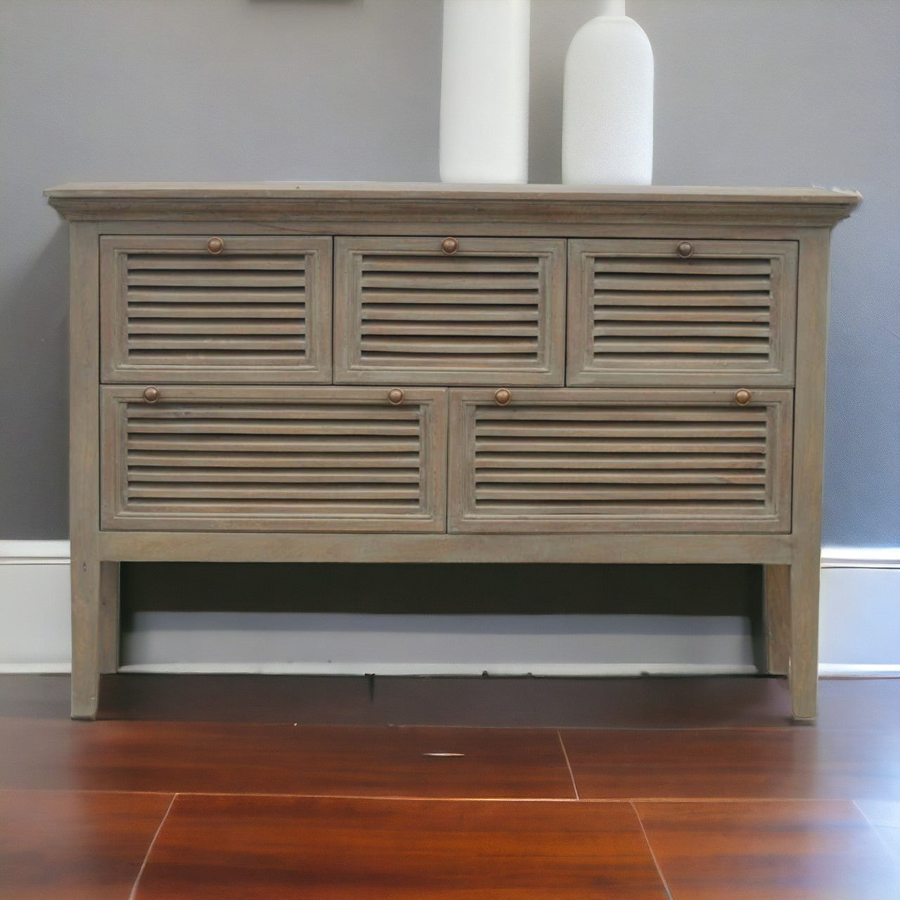 Grey Wash 5 Shutter Buffet