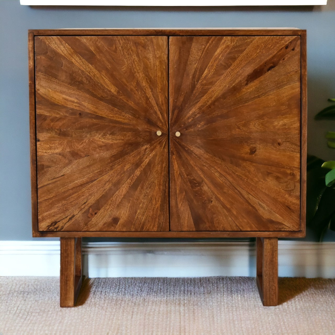 U-Shape Chestnut Sunrise Cabinet