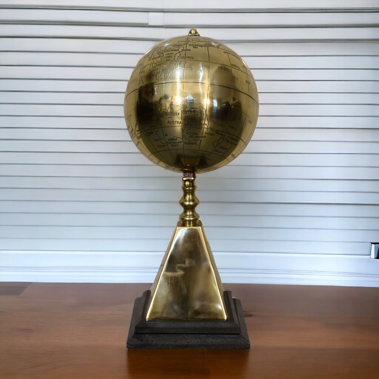 Gold Pyramid Globe