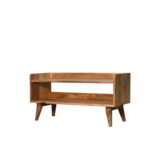 Oak-ish Nordic Storage Bench | Hidden Storage