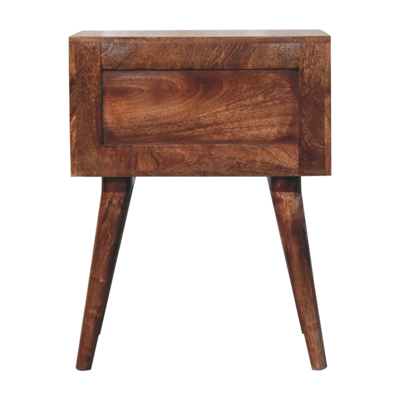 Honey Caramel Edessa Bone Inlay Bedside Table