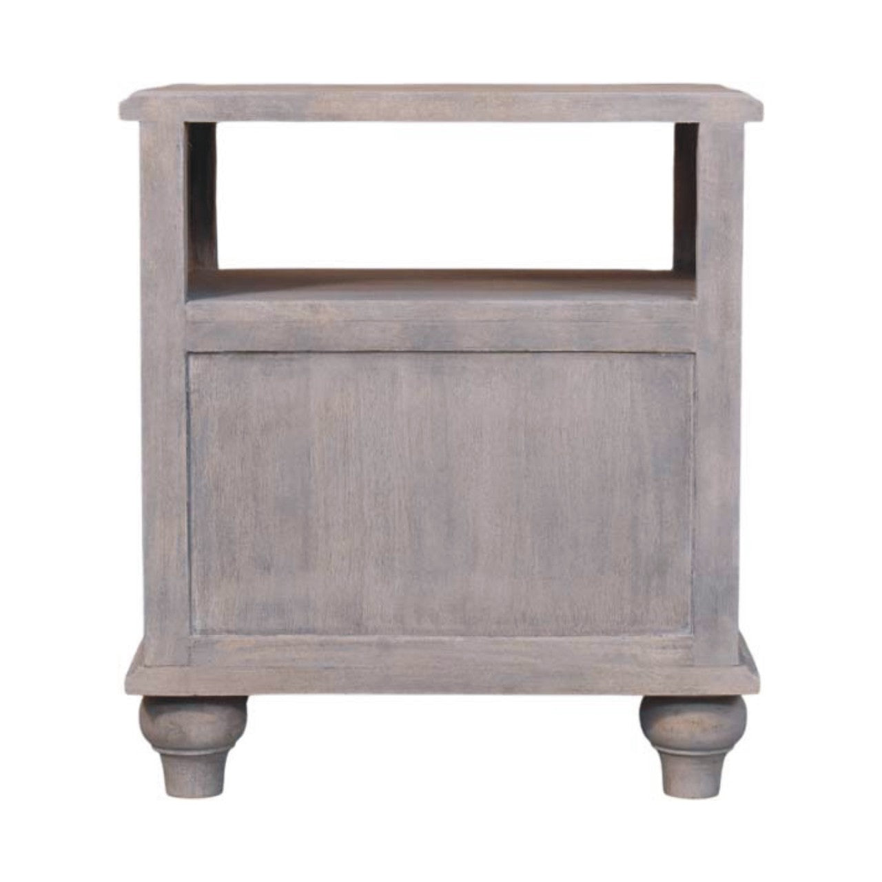 Lume Washed Open-Shelf Bedside