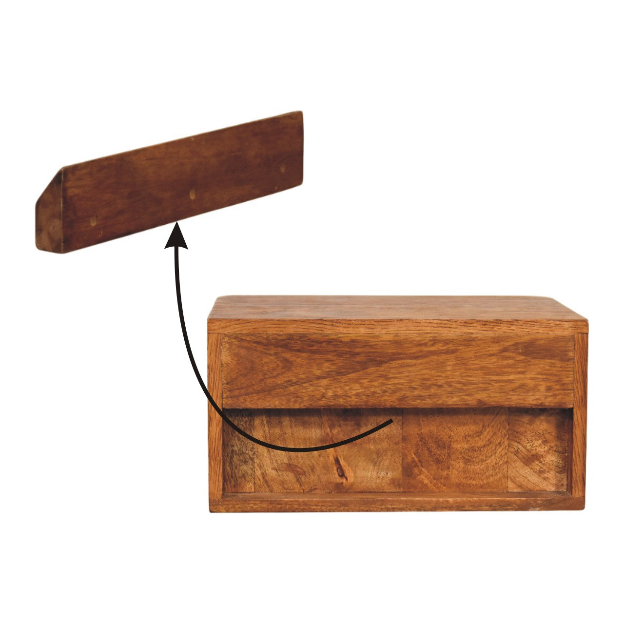 Aurelia Wall Bedside Table