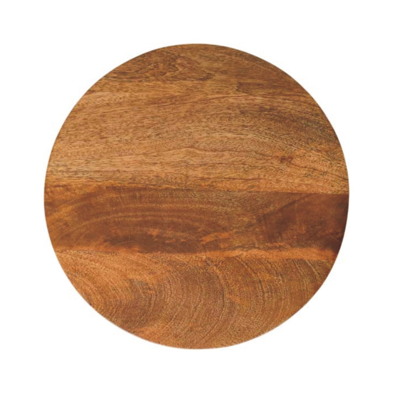 Amber Oak Round Side Table