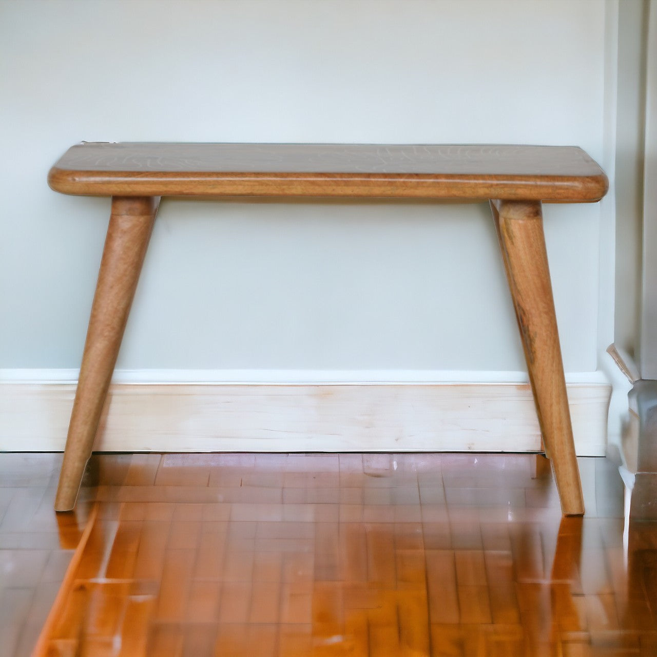 Leaf Resin Print Bench