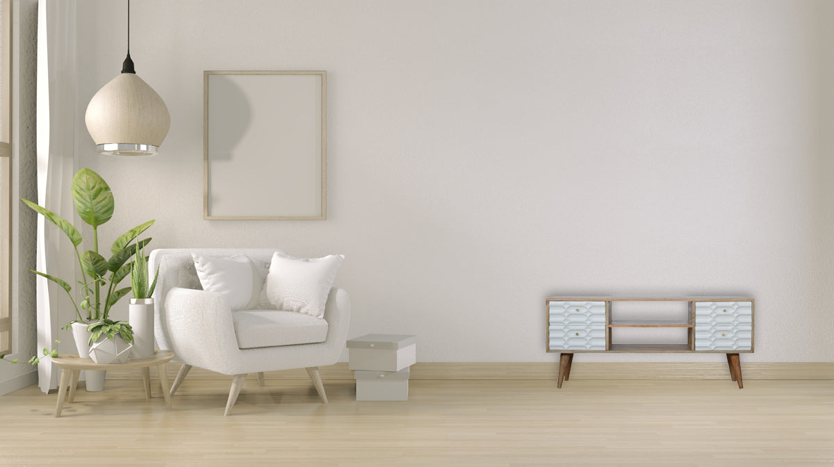 Capsule White Entertainment Unit