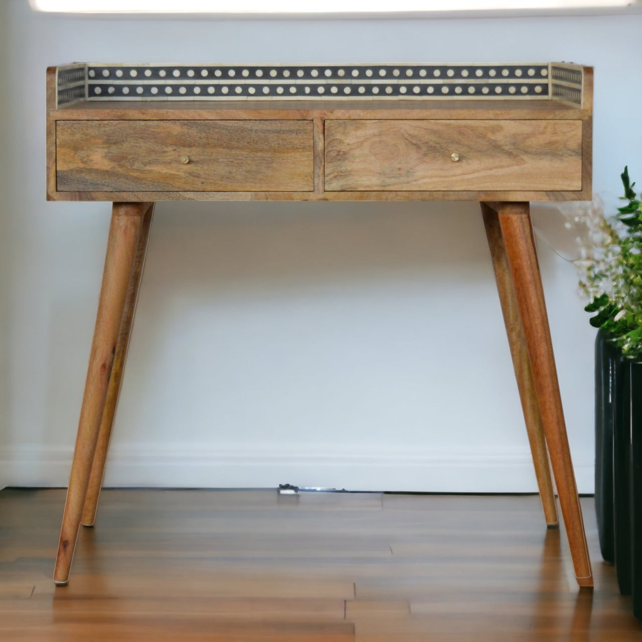 Bone Inlay Gallery Console