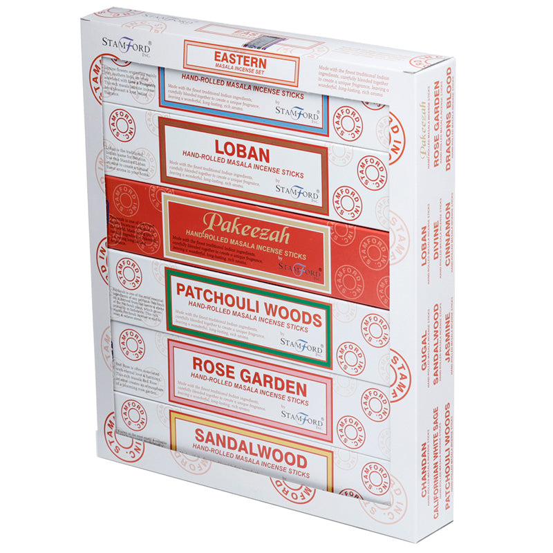 37363 Stamford Masala Incense Sticks 12 Pack Set - Eastern