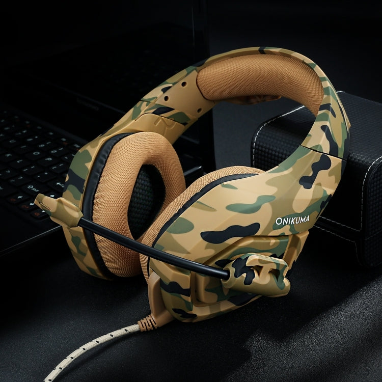 ONIKUMA K1 Deep Bass Noise Canceling Gaming Headphone with Microphone, For PS4, Smartphone, Tablet, PC, Notebook