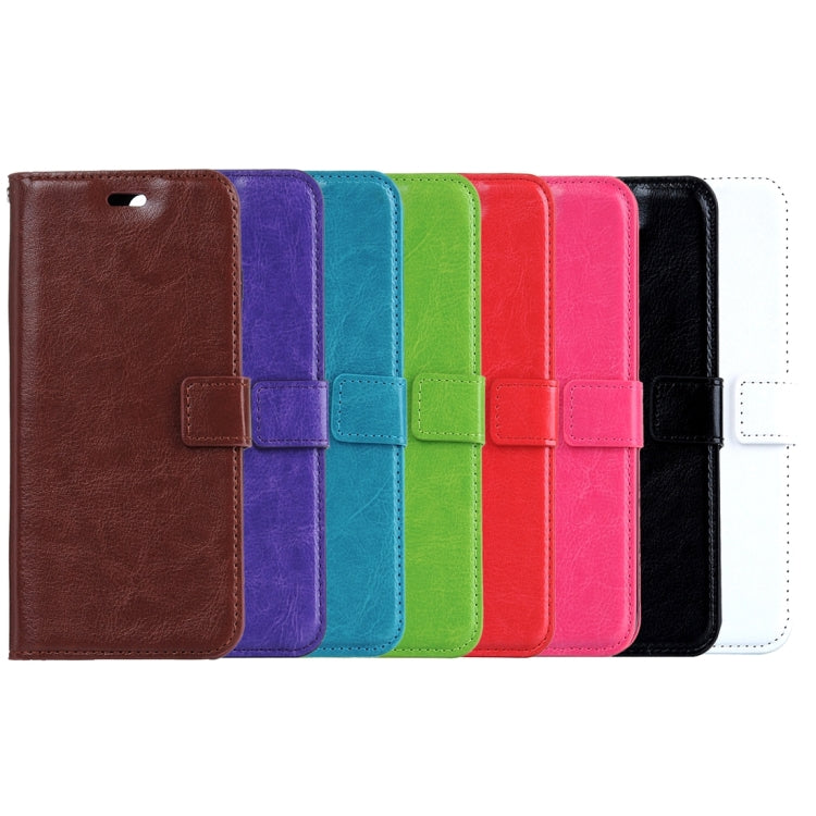 For iPhone 8 & 7 Crazy Horse Texture Horizontal Flip Leather Case with Magnetic Buckle & Holder & Card Slots & Wallet & Photo Frame, For 8 & 7