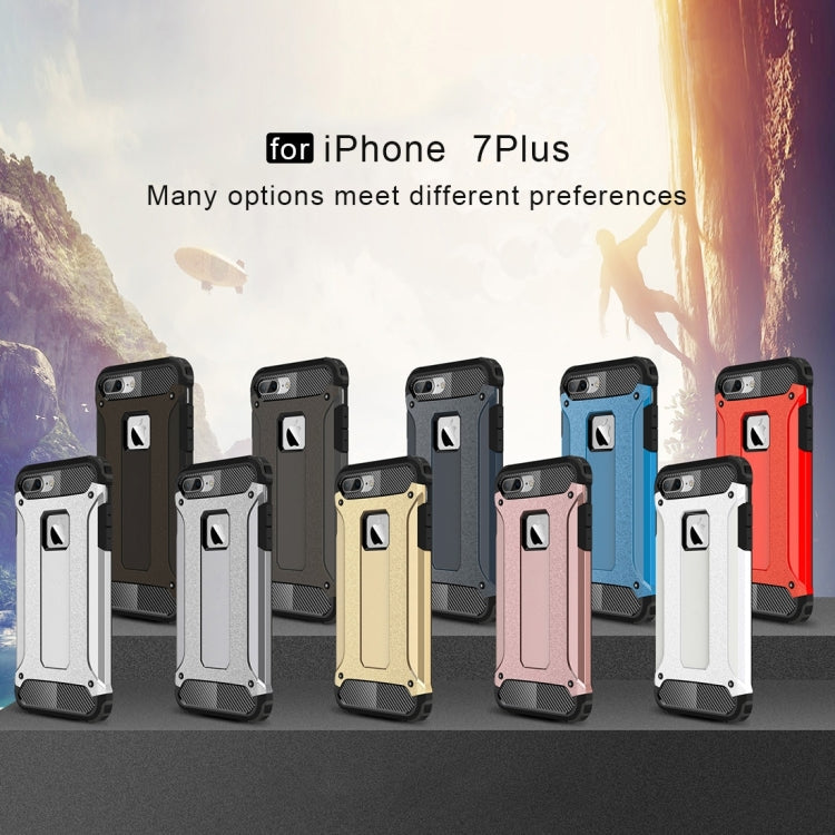 For iPhone 8 Plus & 7 Plus Tough Armor TPU + PC Combination Case, For iPhone 7 Plus