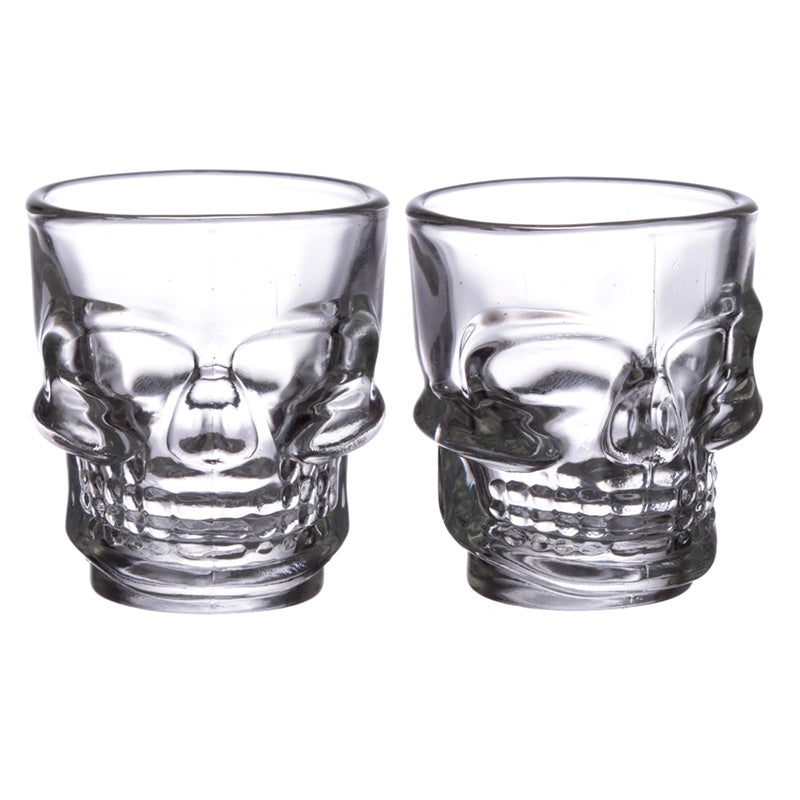 Shot Glass Set of 2 - Skulls (60ml)