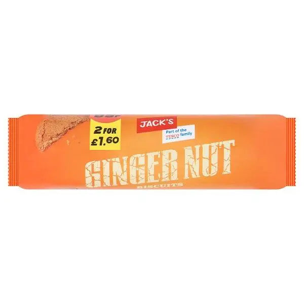 Jack's Ginger Nut Biscuits 200g (Case of 18)