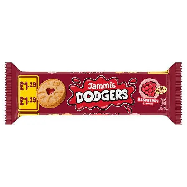 Jammie Dodgers Raspberry Flavour 140g (Case of 15)