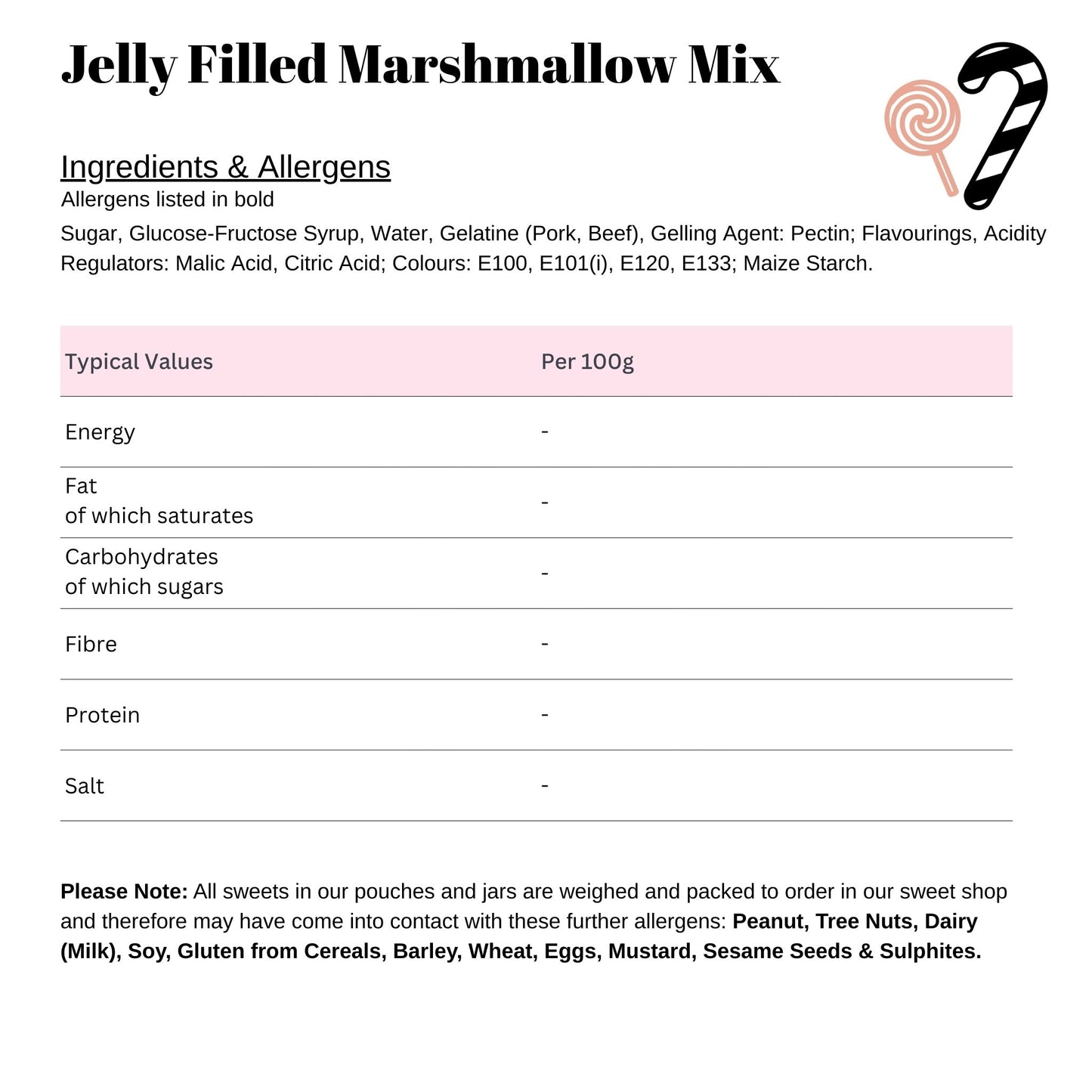 Jelly Filled Marshmallows Mix