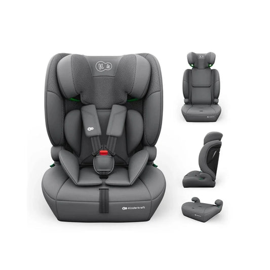 Kinderkraft Comfort Up 2 Plus Group 1/2/3 i-Size Car Seat - Grey