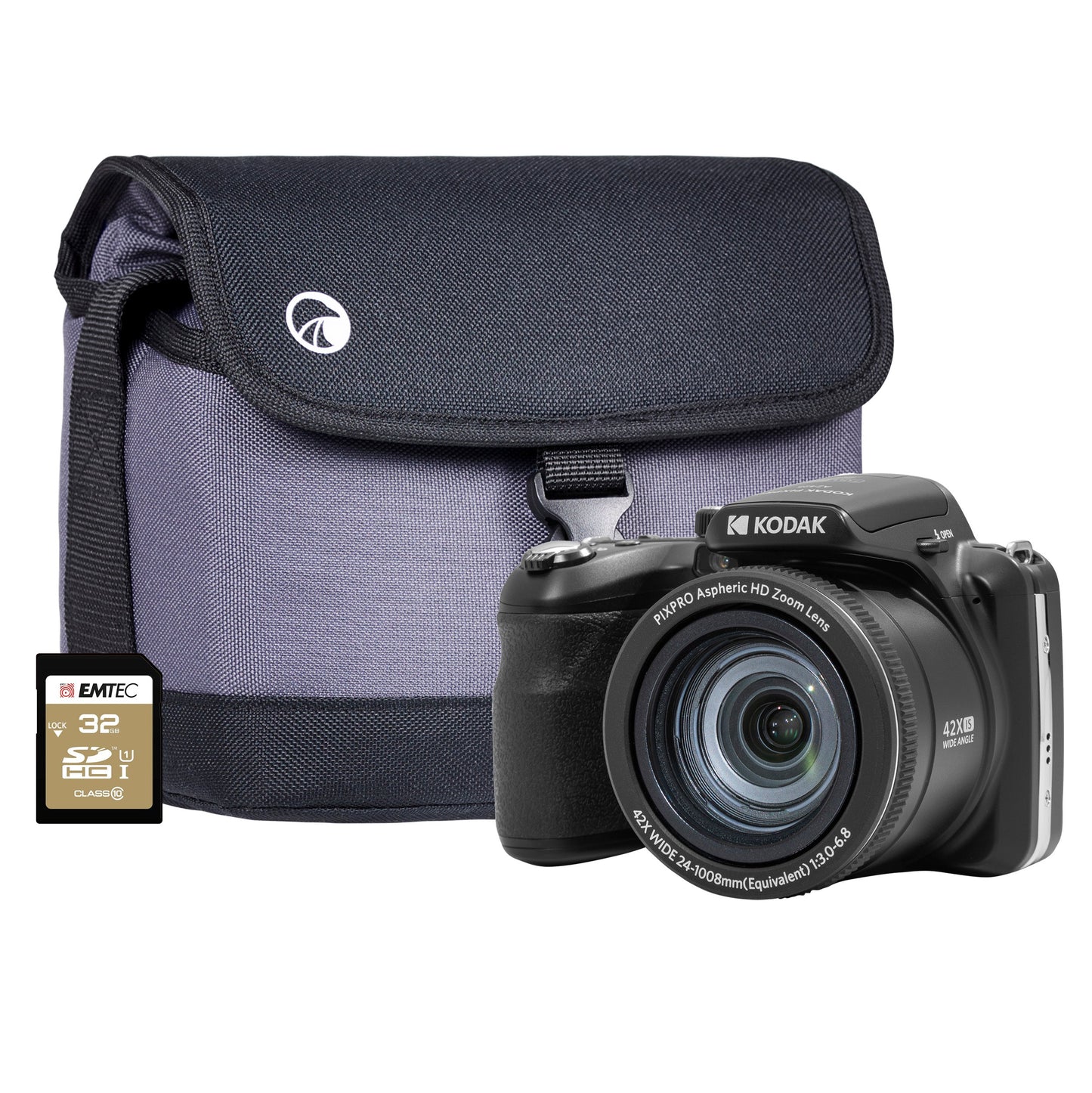 Kodak PIXPRO AZ425 Astro 20MP 42x Zoom Bridge Camera - Black